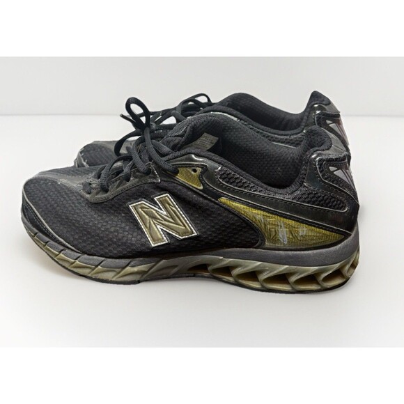 New Balance MR8509BK Zip Running Shoes Men’s Size 10 Black Gold Silver Retro main image 6